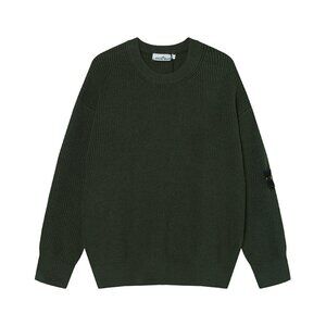Stone Island Dark Green Knit Sweater
